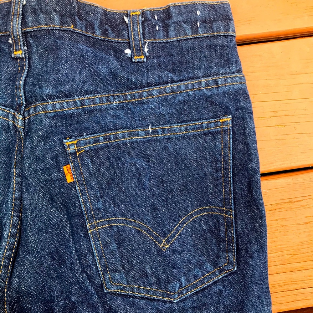 Vintage LEVI’S bell bottom flare bootcut dark wash - Picture 3 of 4